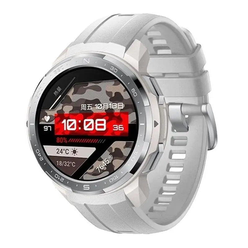 652F Silicone Wristband Belt Watch Sport Soft Strap Loop Brace Zpaxo Gray CN
