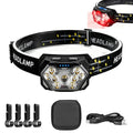 Rechargeable 9 LED Motion Sensor Headlamp – 6 Modes, Waterproof