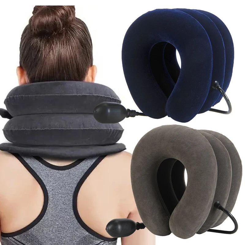 Neck Stretcher Inflatable Cervical Traction Brace Breathable