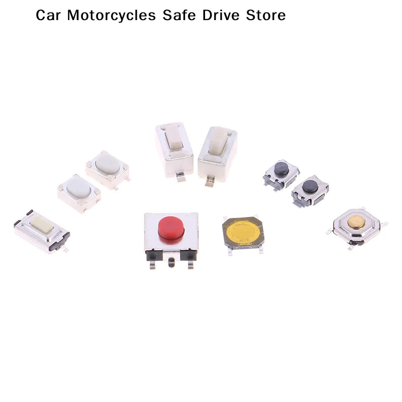 CM250Pcs 10 Types Durable Car Remote Control Tablet Actile Push