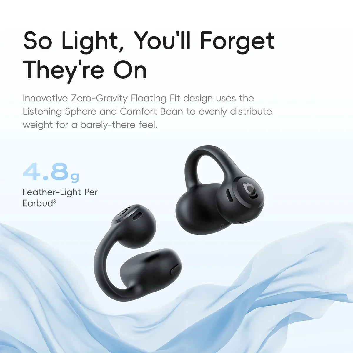 Baseus Bass BC1 Lite Open Ear Earbuds Clip-on Headphones Open-ring
