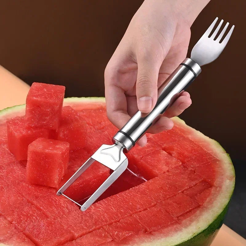 Windmill Watermelon Slicer – Stainless Steel Fruit Divider Tool Fruit Slicer Tool Zpaxo