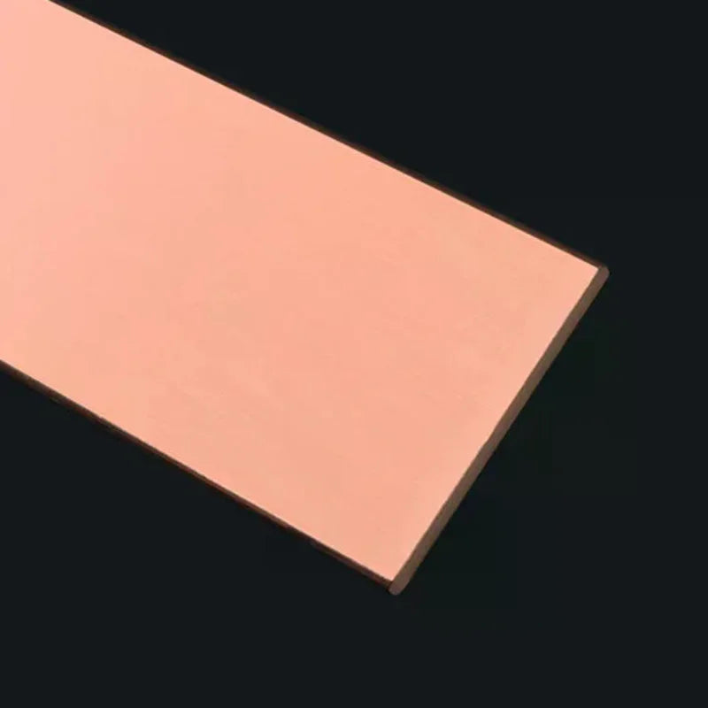 Length 200 300 T2 Copper Flat Bar Strip Pure Plate CNC DIY Material Zpaxo
