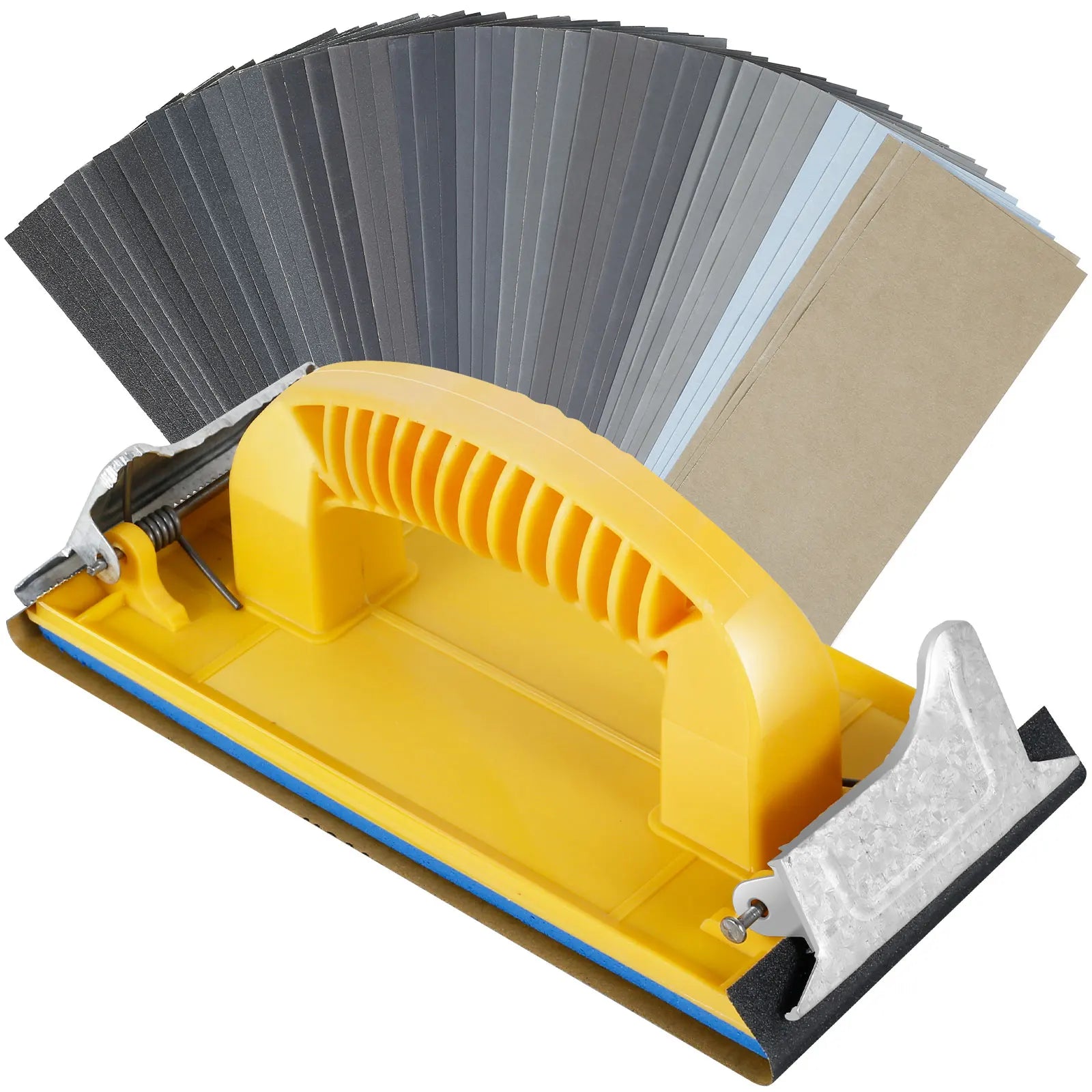 70/48Pcs Rectangle Sandpaper 120-7000 Grit Multifunctional Sanding Sheet with Sanding Block Coarse & Fine Sandpaper Hand Sander Zpaxo SET1