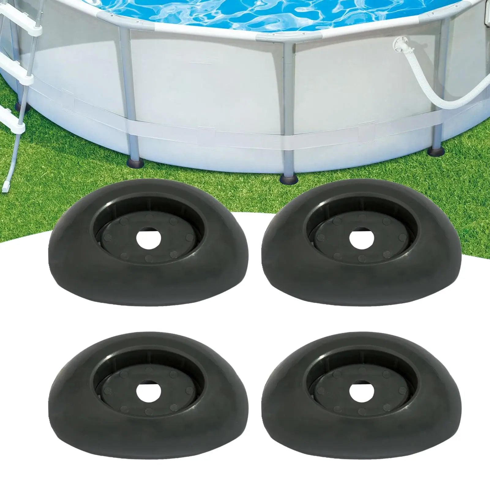 End Cap Leg Footings Coleman Steel Pools Designed Brown Models