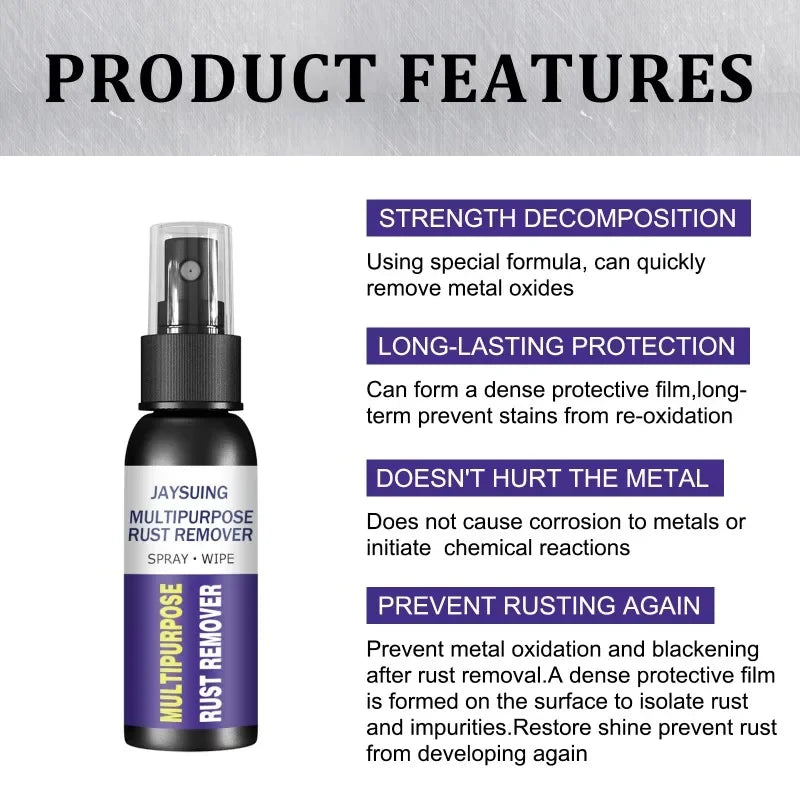 50ml Rust Remover Spray – Car Wheel Hub & Metal Lubricant