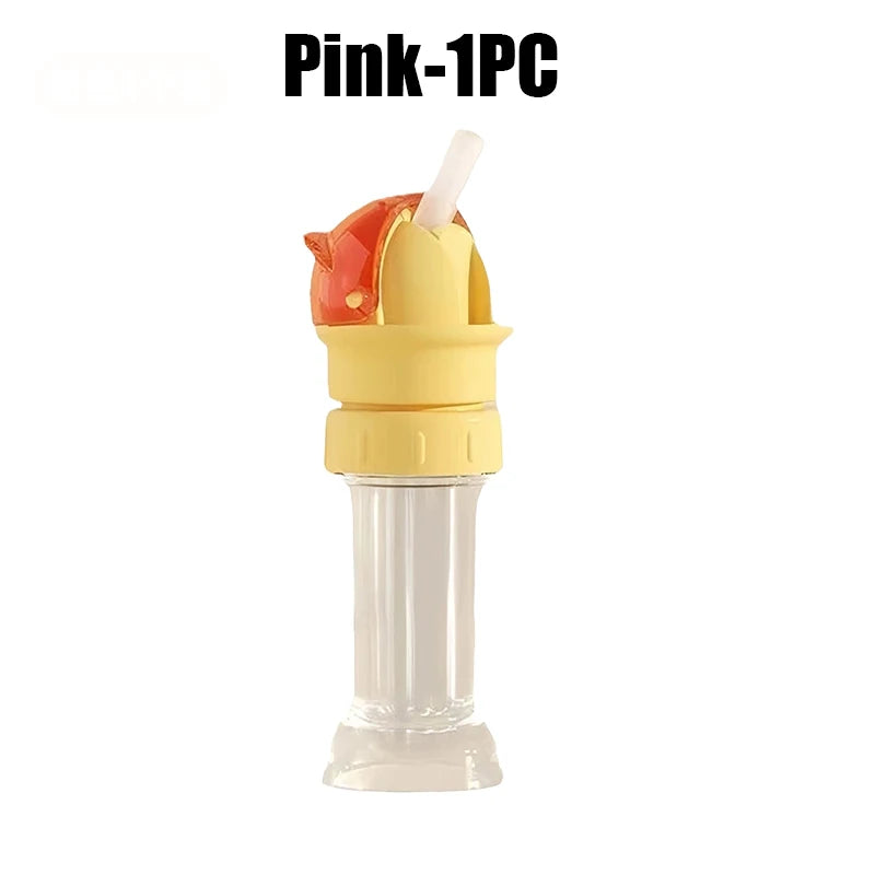 Baby-friendly Universal Straw Lid Includes Converter Water Bottles Zpaxo Pink 1PC