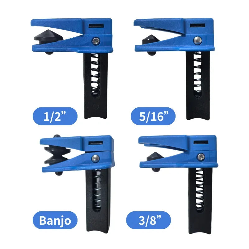 4-Pack Brake Line Plug & Fluid Stop Clamp Set – Universal