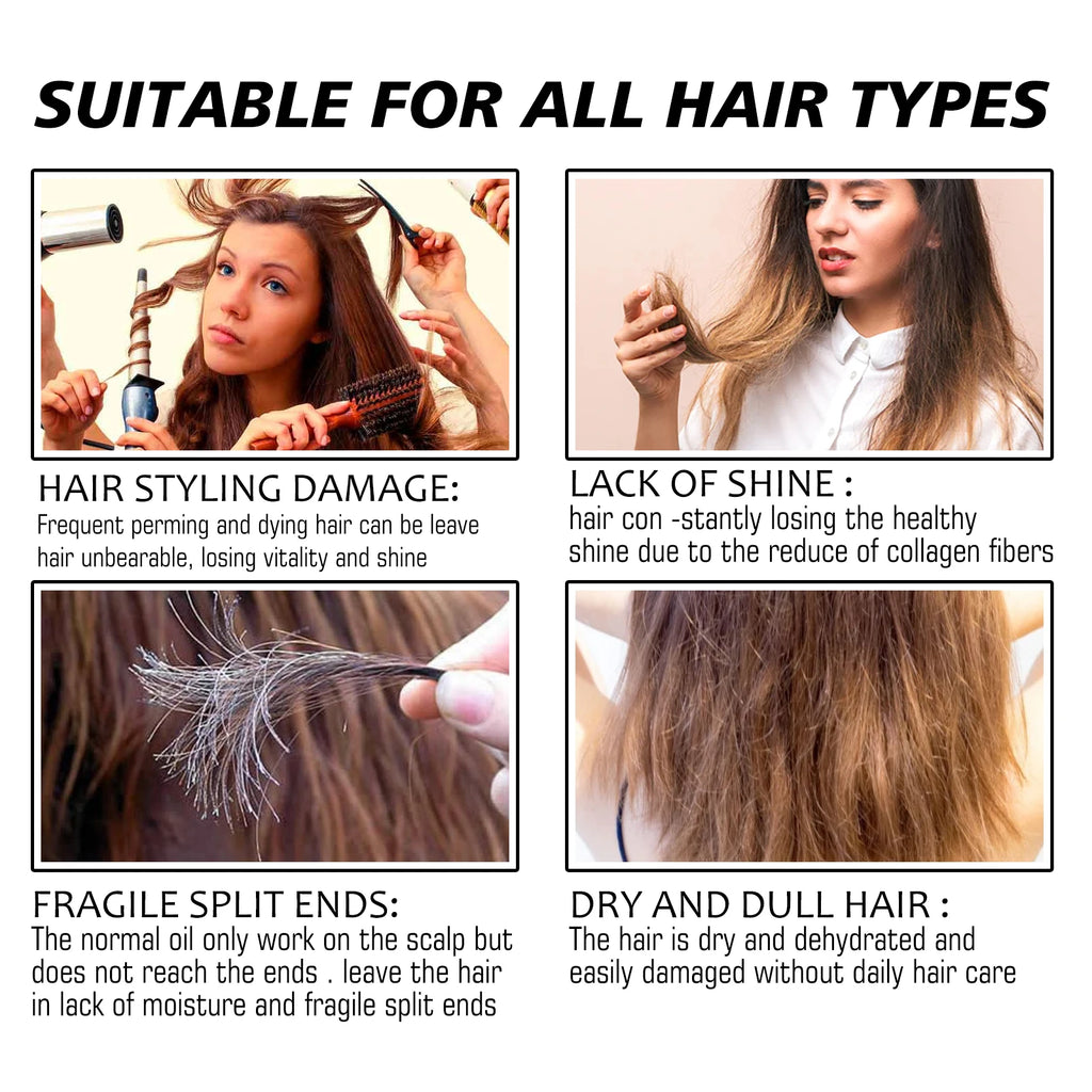 Shiny Hair Hold Spray Hair Building Fiber Applicator Hair Fixing Spray Hair Hold Spray Water Salon Hair Styling Product Zpaxo