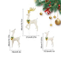 Christmas Stake Light Outdoor 2D Acrylic Lighted Reindeer Yard Garden