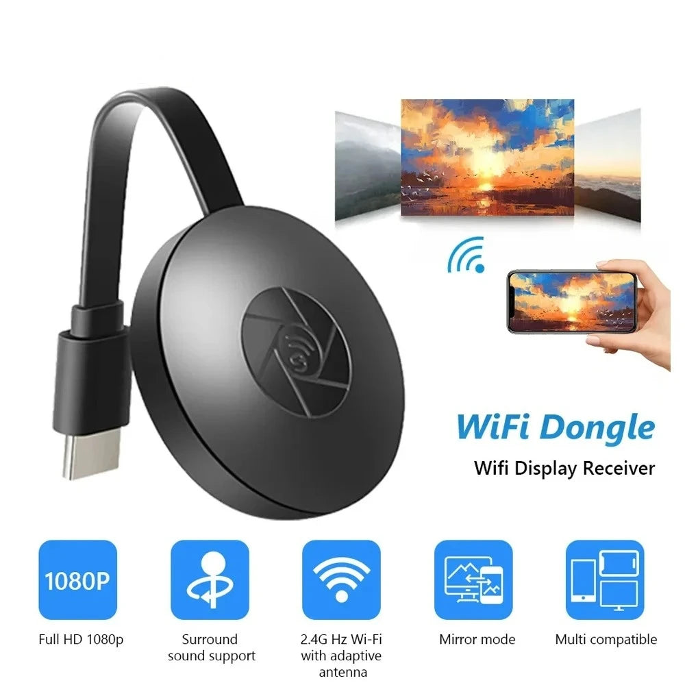 1080P Miracast HDMI Dongle – Wireless Screen Mirror iOS Android Wireless Display Dongle Zpaxo