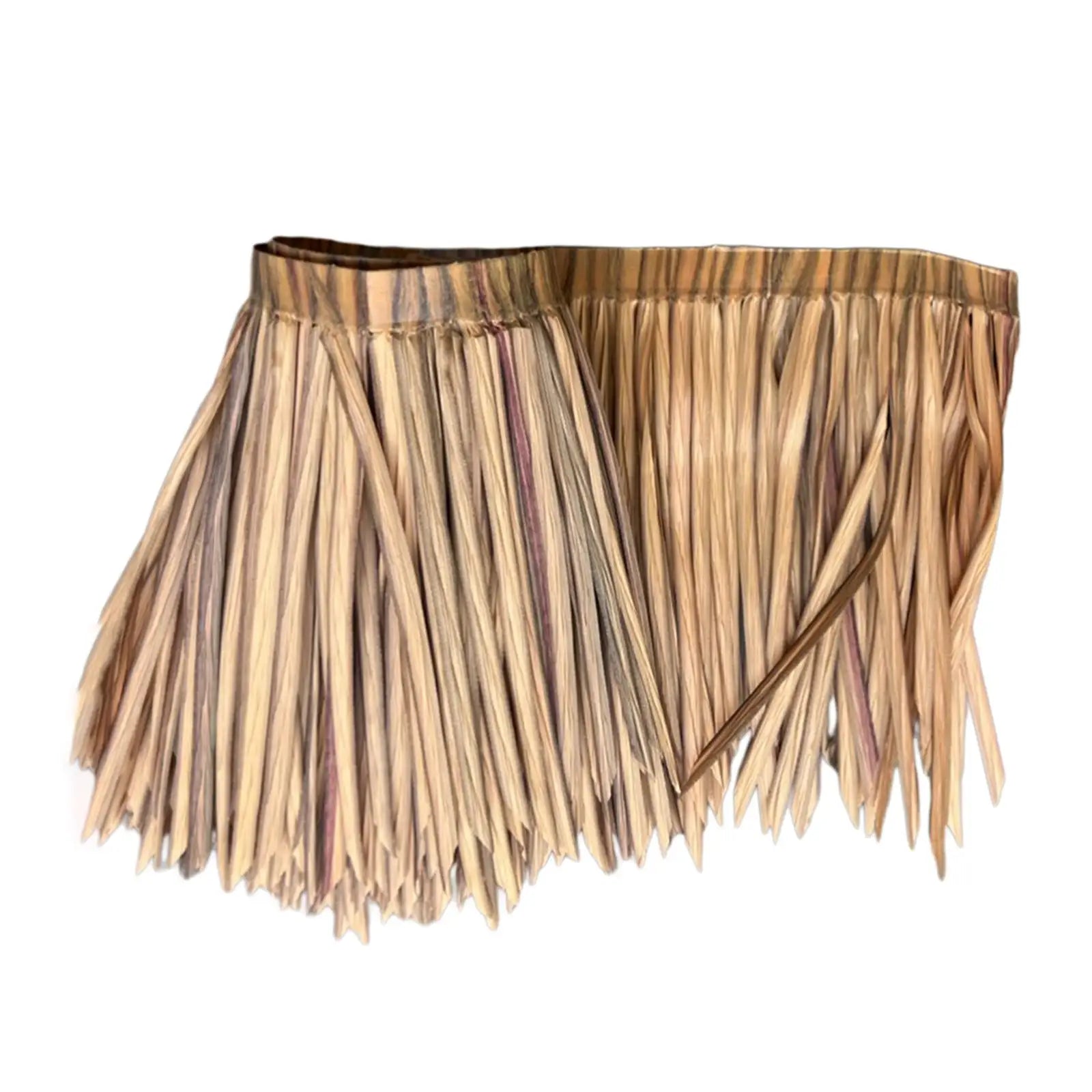 DIY Artificial Thatch Roll Durable Easily Install Versatile PE Zpaxo