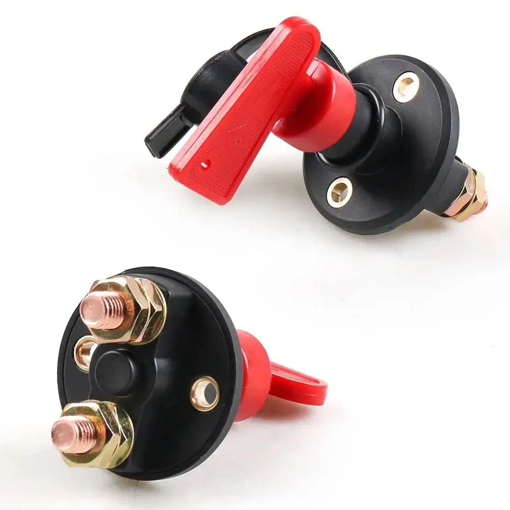 Quick Cut-off Battery Disconnect Switch Anti-leakage Switch Protector Isolator Power Cut Off Switch Durable Corrosion Resistant Zpaxo