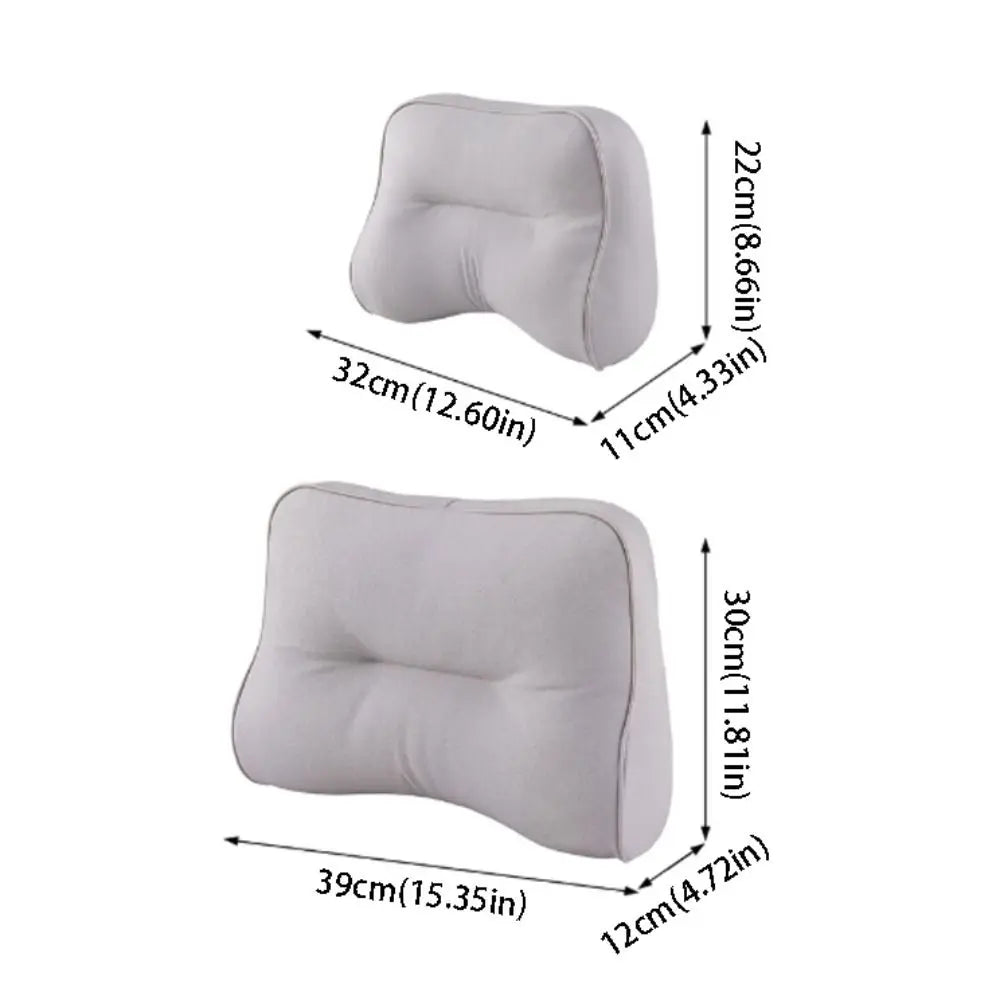 Superfine Mohair Car Headrest Lumbar Support Seasonally Versatile Zpaxo
