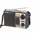 Wireless Bluetooth Speaker LED Flashlight FM AM SW Radio Solar