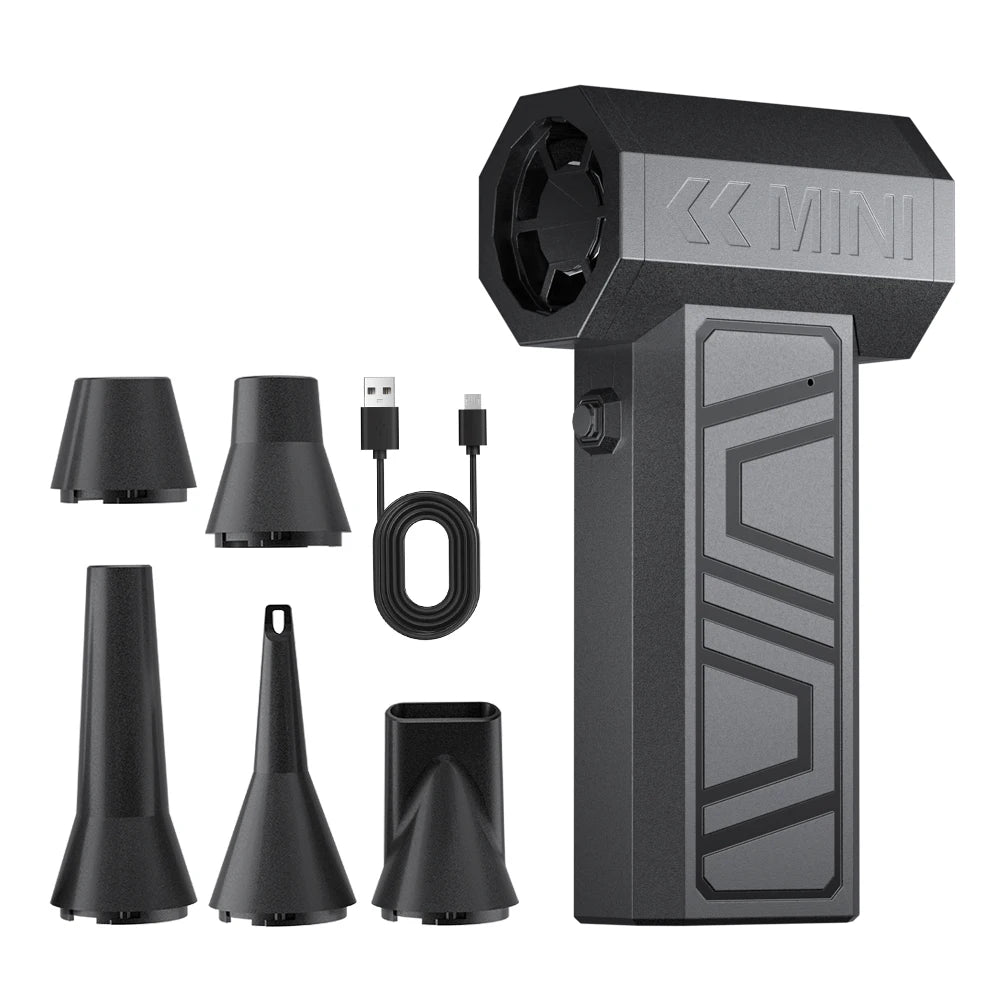 130000RPM Car Cleaning Blower Tool Electric Air Duster Type-c