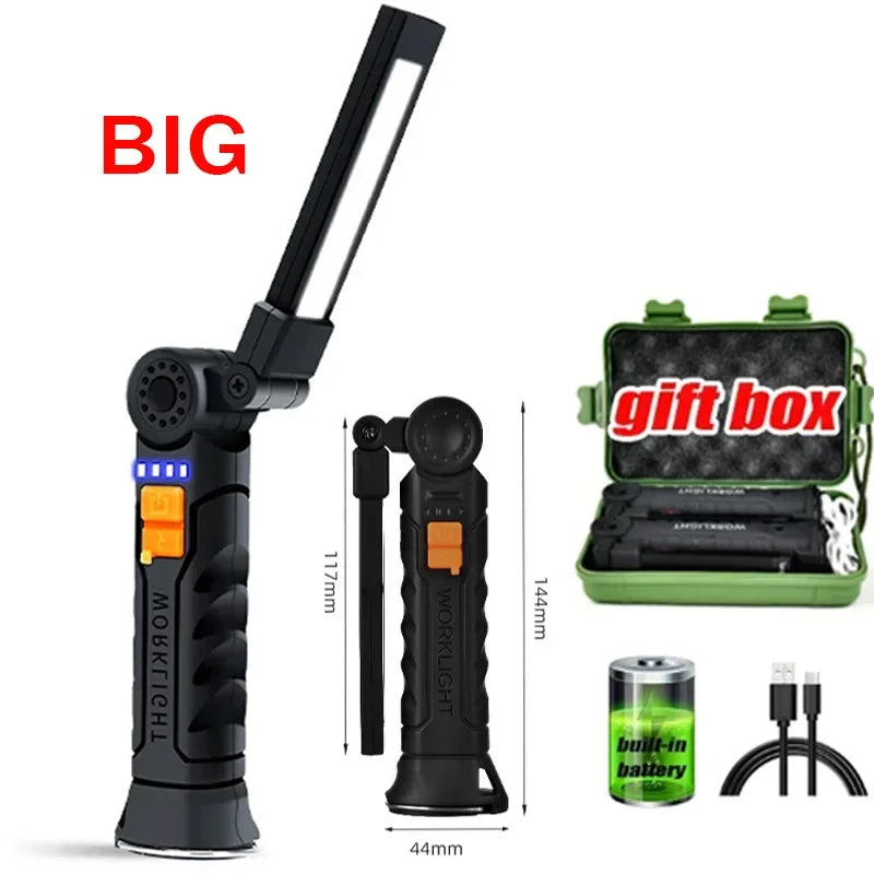 KDULIT COB LED Work Light – USB Rechargeable Magnetic Torch LED Work Light Zpaxo BIG-box