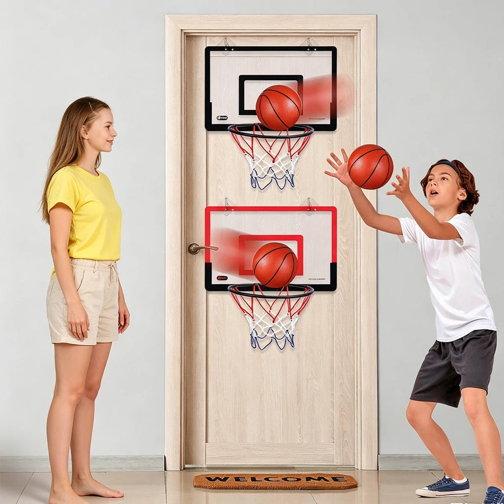 Mini Basketball Hoop – No-Drill Foldable Desk & Wall Mount