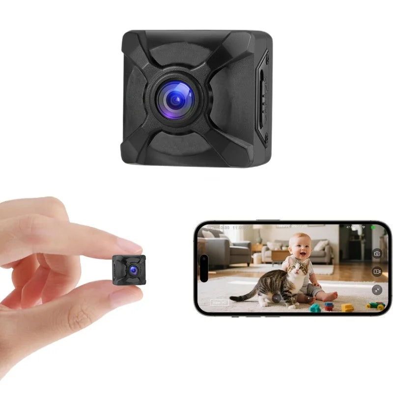 X5 4K 1080P Wireless Camera Mini WiFi IP/AP Remote Monitor Rechargeable Battery Motion Detection Portable Camcorders Home New Zpaxo