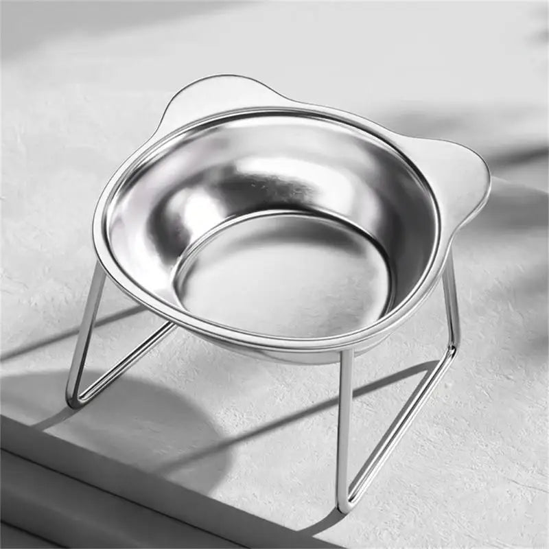 Ergonomic Cats Feeders Water Dishes Large Capacity