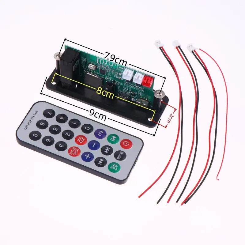 2 3W 6W Amplifier 5V MP3 Decoder Board Bluetooth 5 0 Stereo Audio DIY