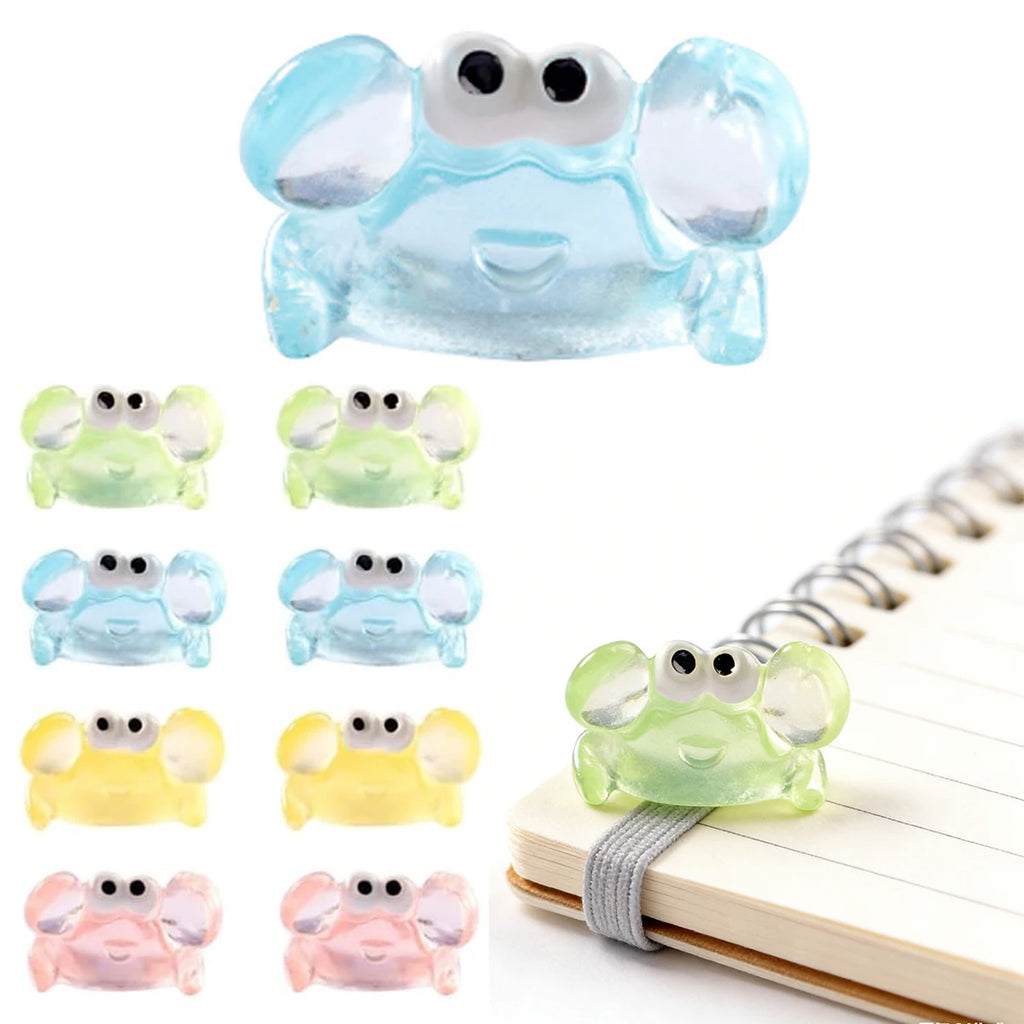 Colorful Resin Crab Figurines – Miniature Ocean Decor 10/20 PCS
