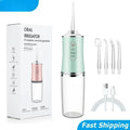 Portable Smart Electric Oral Irrigator 4 Jets 3 Modes USB Rechargeable Cordless Water Flosser Jet Irrigator Dental Teeth Cleaner Zpaxo As shown