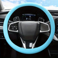 Silicone Steering Wheel Cover – Non-Slip, Soft & Universal Fit Steering Wheel Cover Zpaxo SKY BLUE