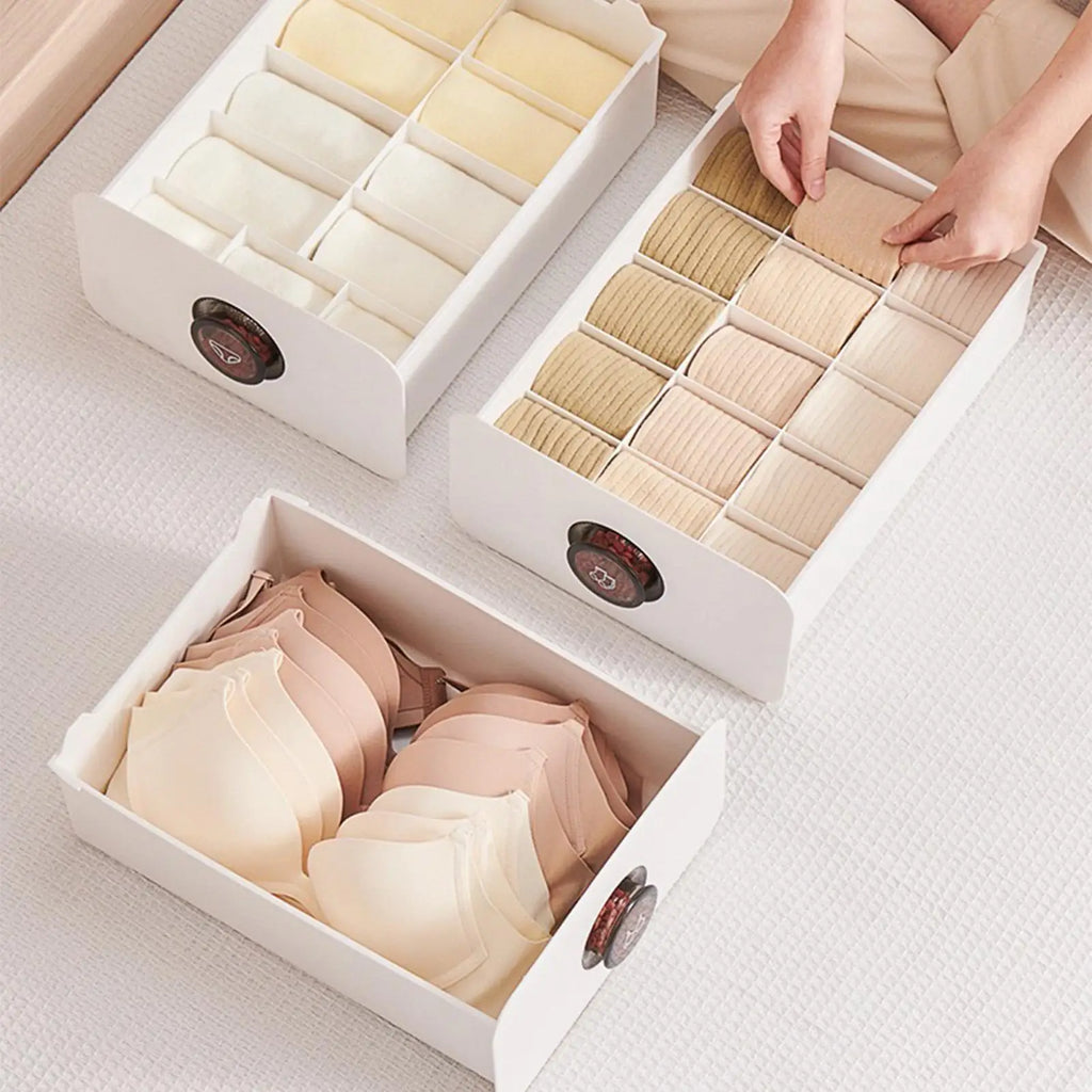 Underwear Drawer Organizer Closet Storage Divider Dresser Sock