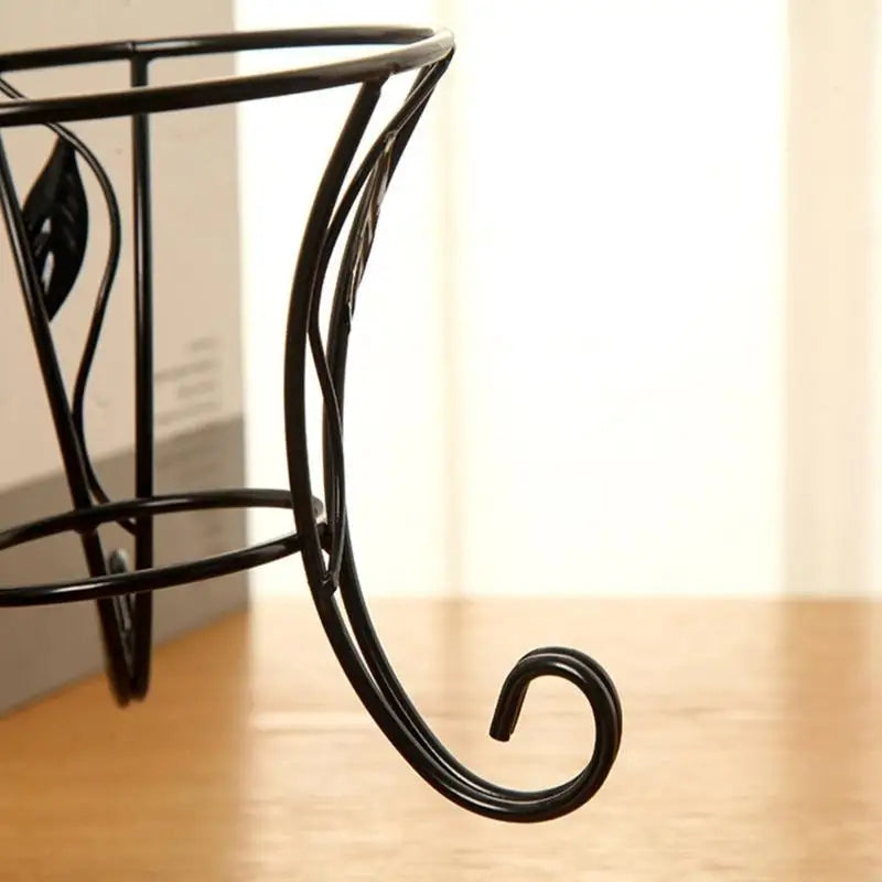 Practical Metal Flower Rack Small Plant Display Shelf Flowerpot Stand