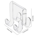 Shower Towel Hooks Glass Acrylic Door Space-saving Clothes Towels