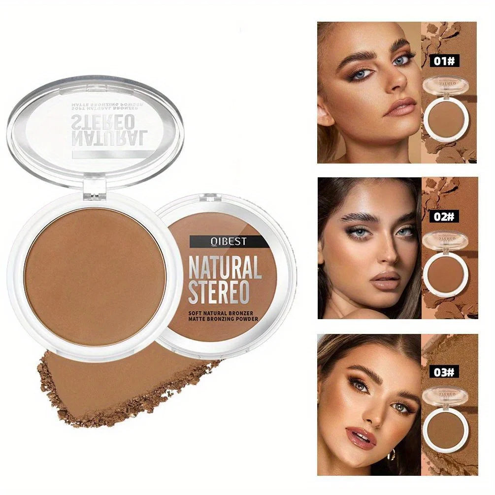 Matte Contouring Powder Nose Side Shadow Powder Face Highlighter Bronzers Contour Makeup Palette Illuminator Make-up Cosmetics Zpaxo