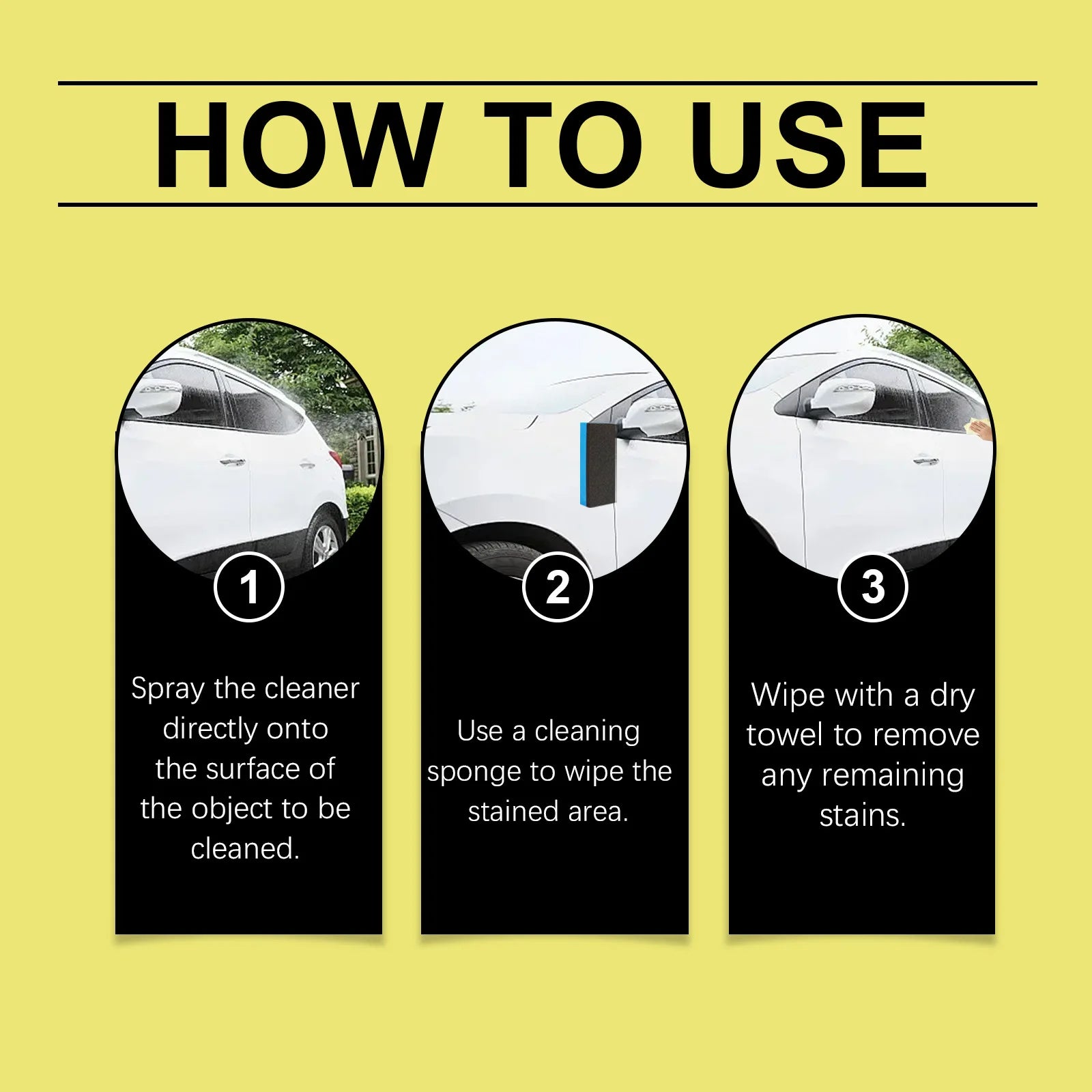 Homonth Mighty Car Cleaner Spray – Interior & Exterior 120ml Car Cleaning Spray Zpaxo