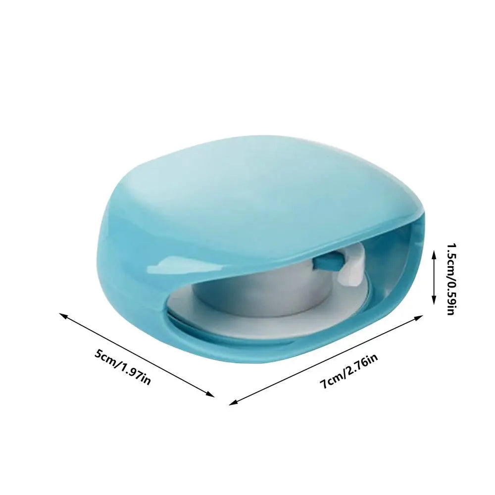 Retractable Cable Winder Small Cord Organizer Travel USB Charger Data Zpaxo Blue