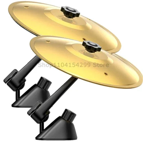 Car Crash Cymbal Air Vent Mini Drum Car Hand-Shooting Cymbals Car Drum Cymbal Air Vent Musical Instrument for Car Interior Zpaxo 2PCS Gold