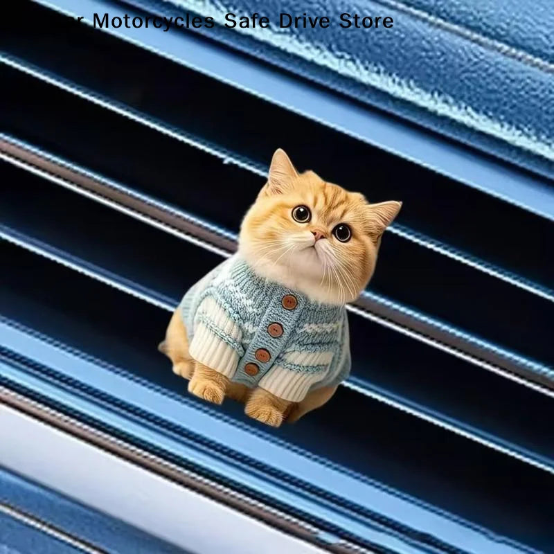 CMCar Air Outlet Cute Cat Aromatherapy Freshener Clip Automotive