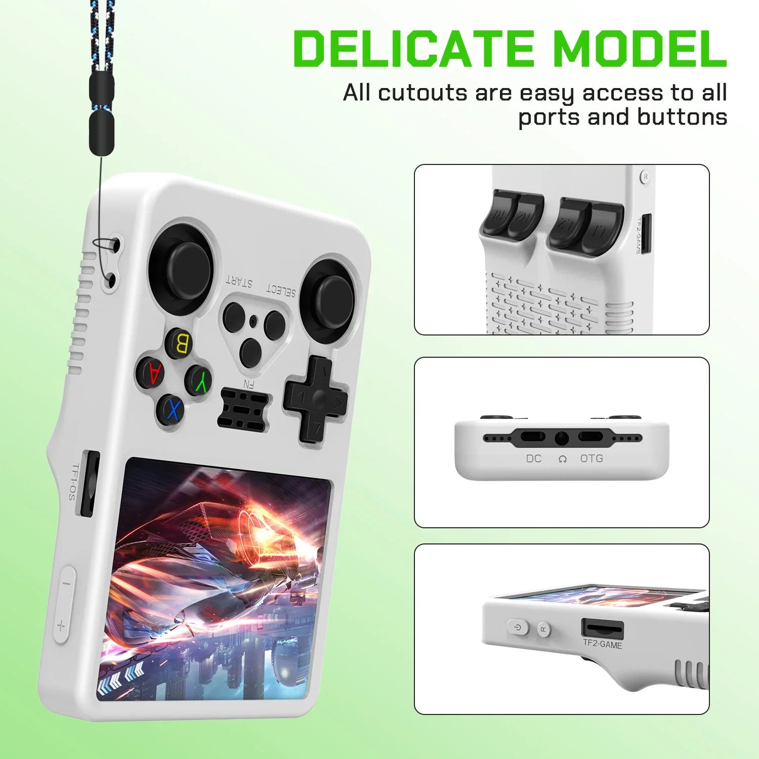 R36s Silicone Case Games Premium Handheld Game Console Protective
