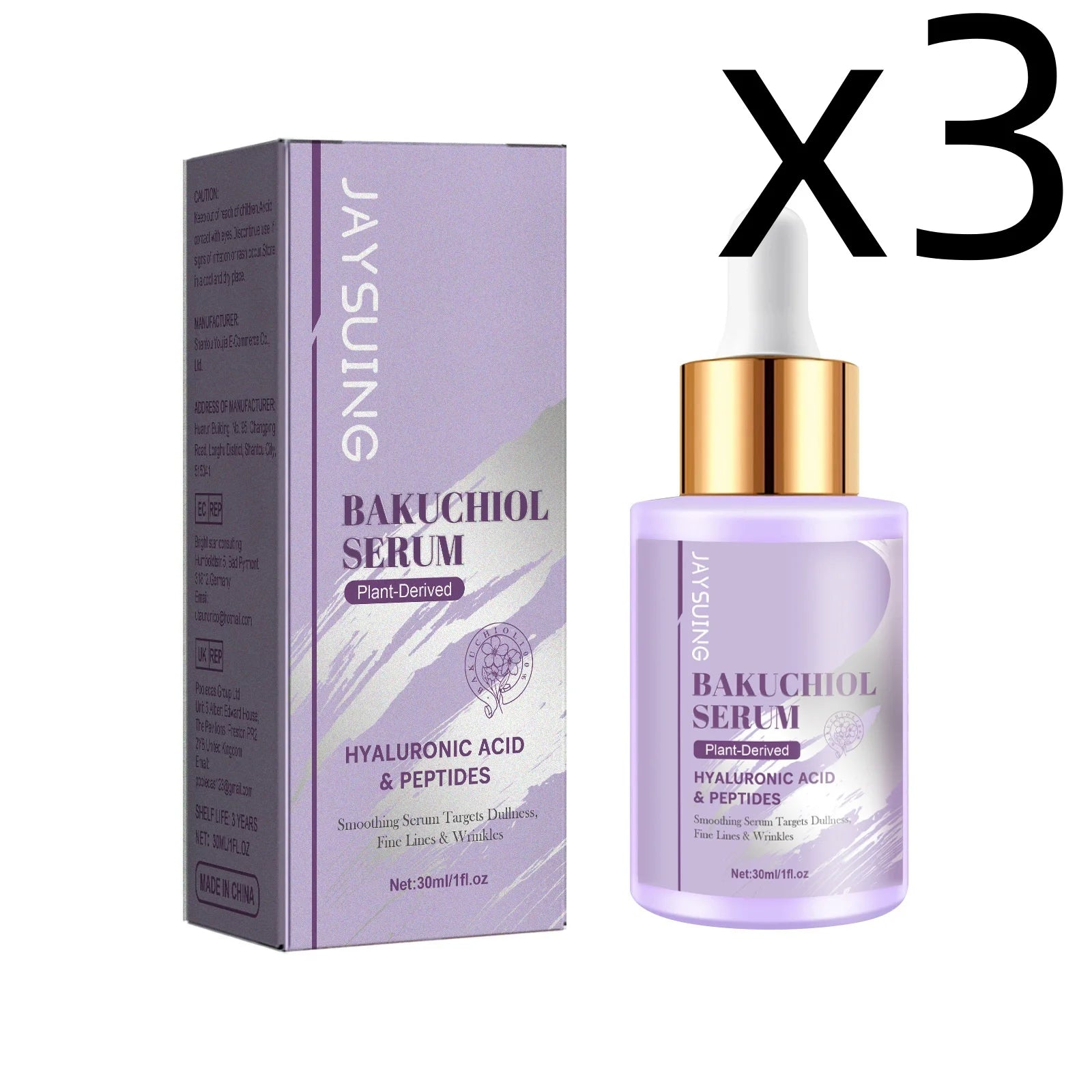 Jaysuing Hyaluronic Acid Firming Serum – Shrink Pores 30ml Facial Serum Zpaxo 3x30ml