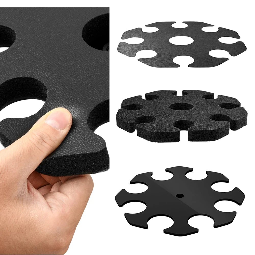 8-Slot Mic Stand Mount Detachable Multi Microphone Rack Wear Resist