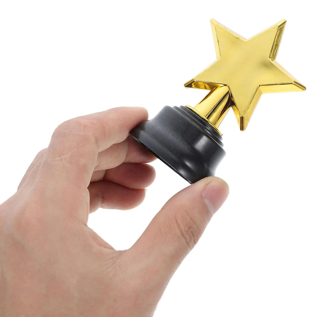 Mini Gold Star Trophies Party Favors Game Prizes Kindergarten
