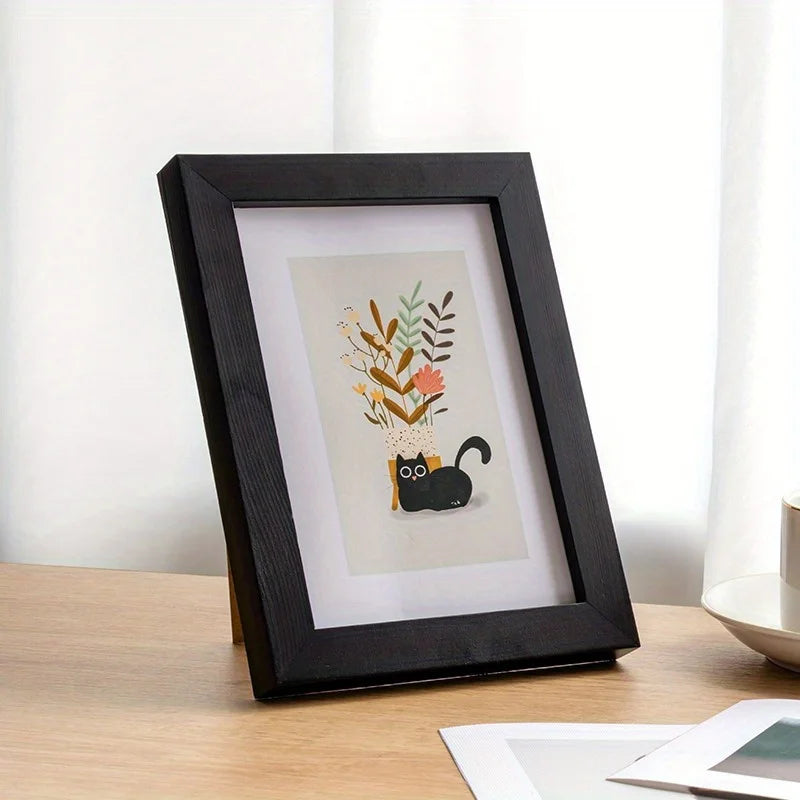 Magnetic Photo Frame Sleek Versatile Home Office Fridge Perfect Any