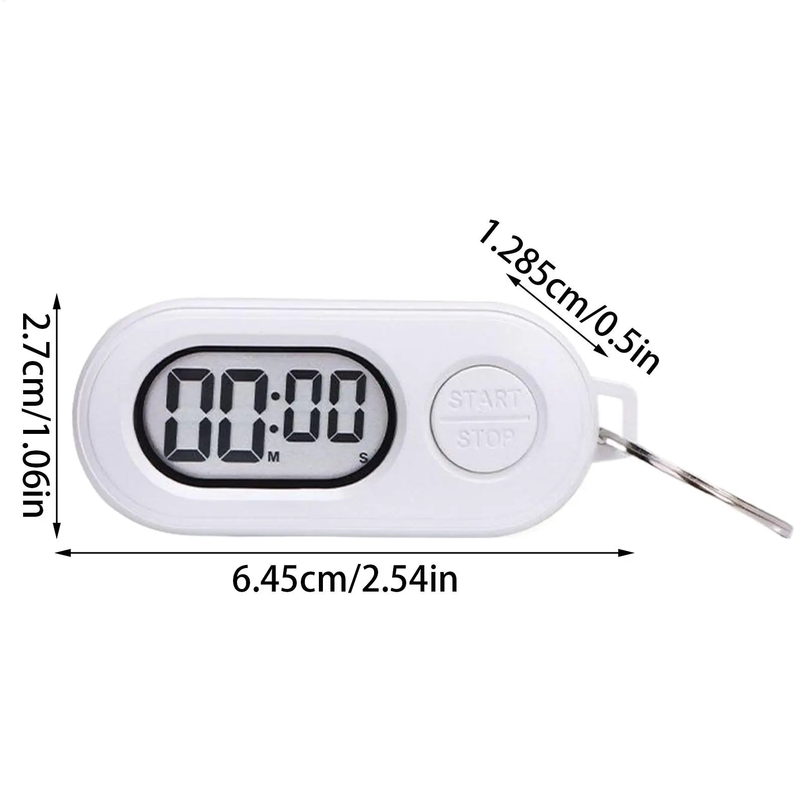 Stop Timer Clock Outdoor Sports Time Counter Watch Pocket Ornament