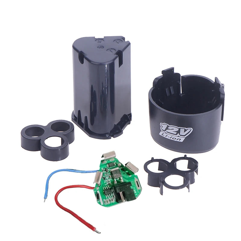 3S 12V DC BMS 18650 Lithium Box Circuit Shell Case Bracket Hand Drill