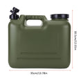 Portable Water Jug W Wide Filler Opening Emergency Storage Tank