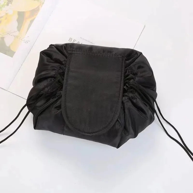 Women Drawstring Cosmetic Bag Travel Storage Makeup Organizer Female