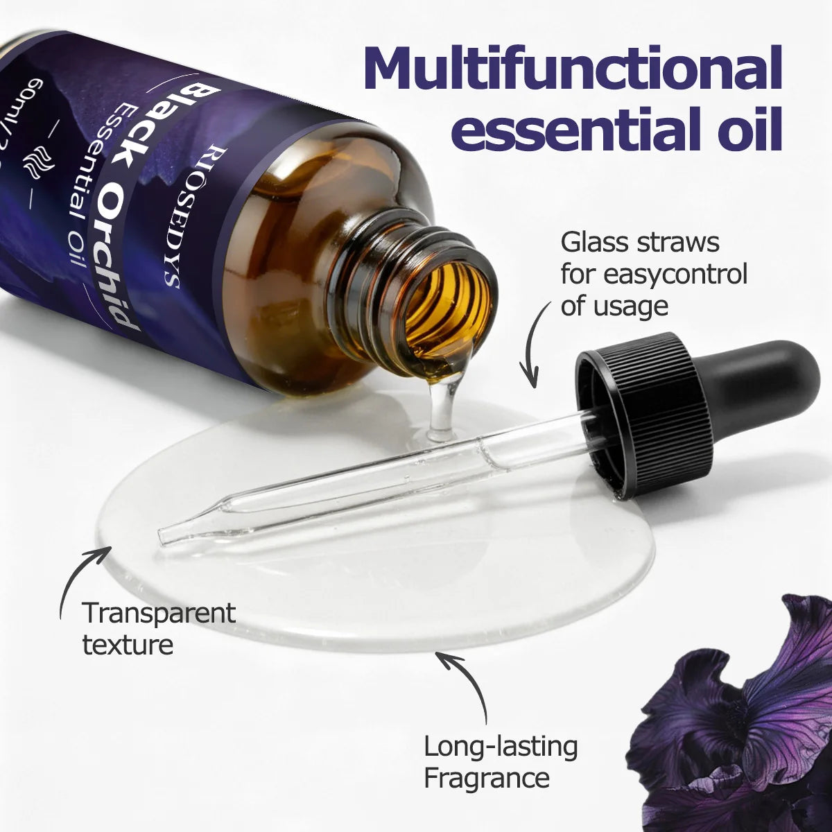 Black Orchid ESSENTIAL OIL Has Deep Nourishing Moisturizing Effects Zpaxo