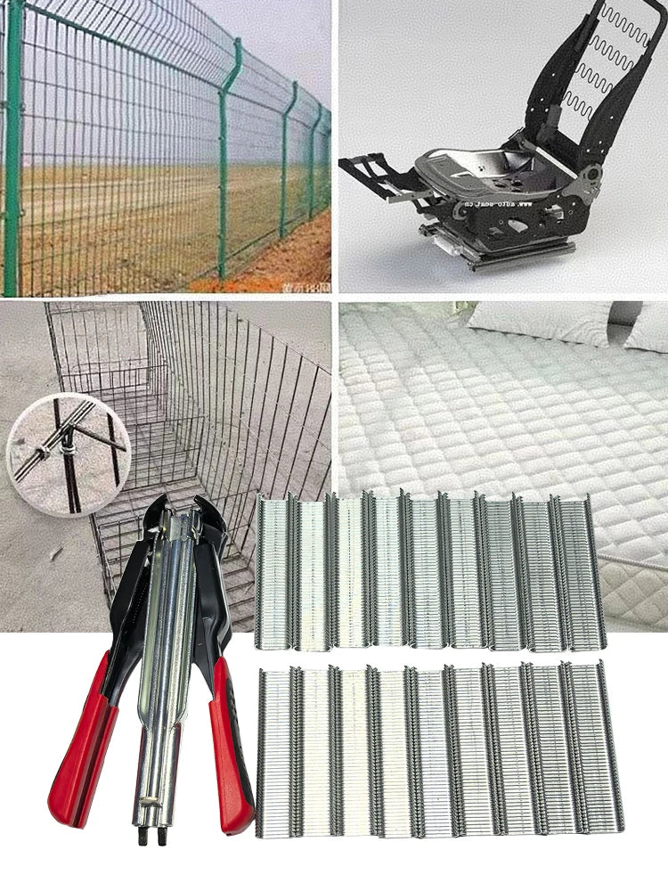 C-type Animal Wire Cage Hog Ring Plires Nail Gun Clamp Chicken Bird