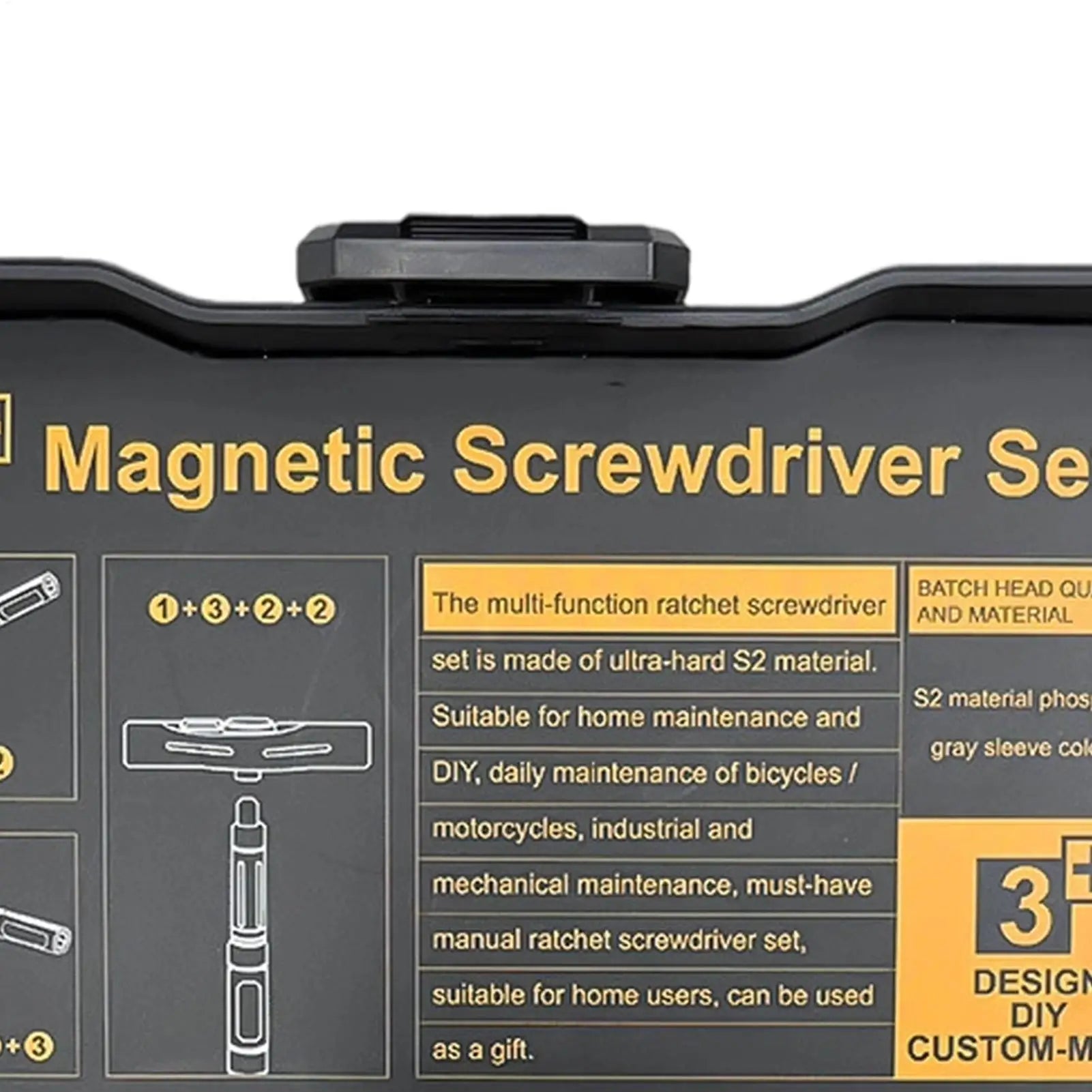 Magnetic Screwdriver Set 39-In-1 Portable Tool With Detachable Handle Computer Tools Repair Set For Electronics Computer Phone Zpaxo