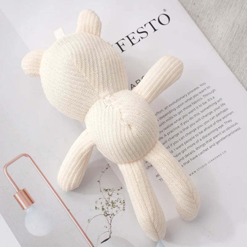 Fabric Bear Shape Cat Toy Soft Cloth Chew Indoor Cats Interactive