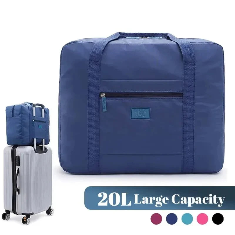 Foldable Travel Bag Luggage Suitcase Organiser Storage Unisex Hand